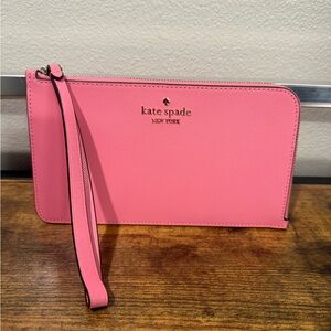 Kate Spade Vibrant Pink Wristlet Clutch